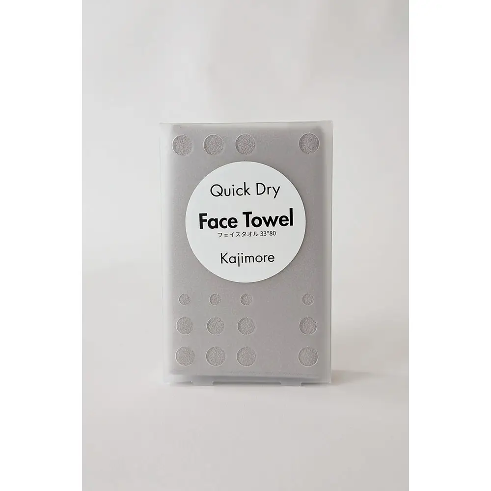 Kajimore フェイスタオル　ライトグレー
