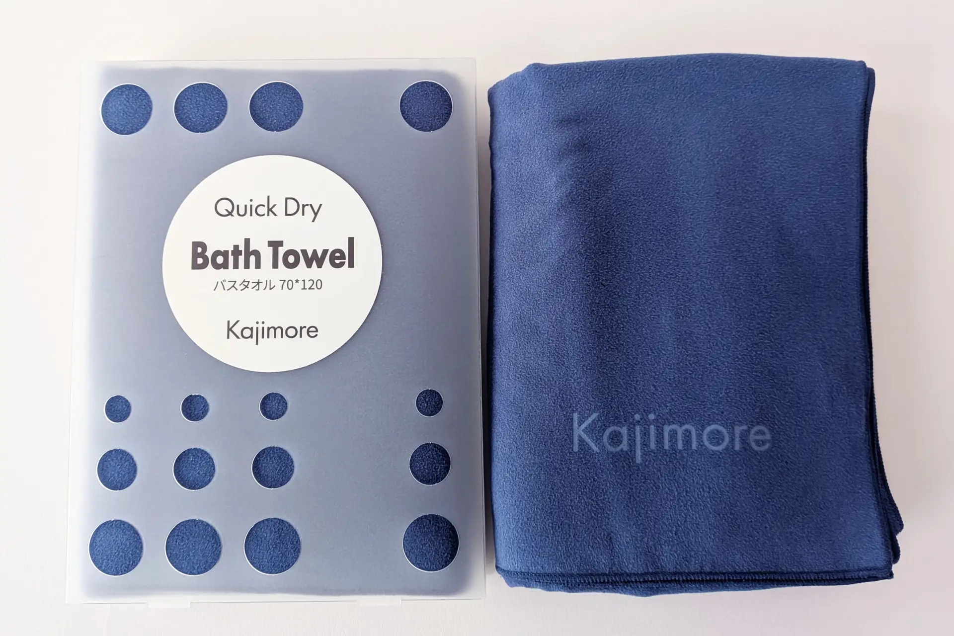 Kajimore バスタオル　ブルー