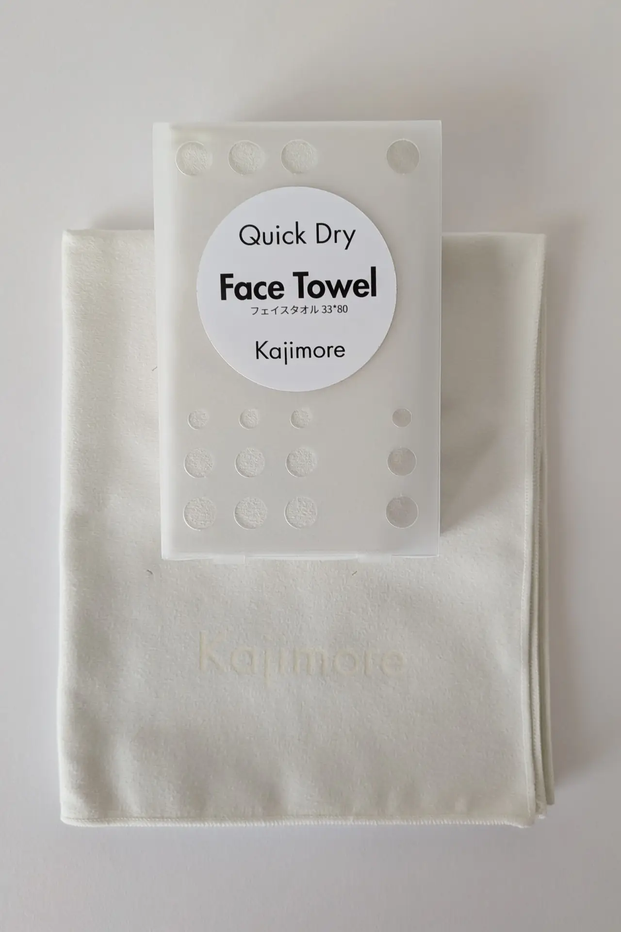 Kajimore フェイスタオル　アイボリー