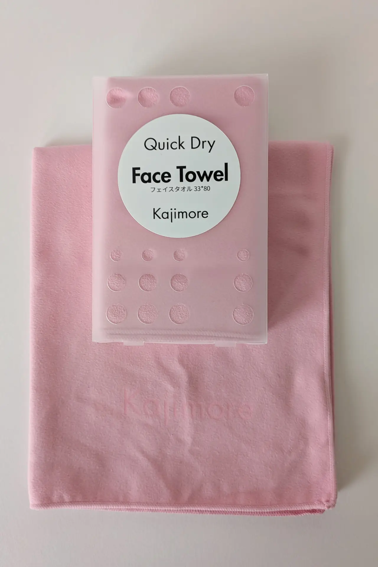Kajimore フェイスタオル　ピンク