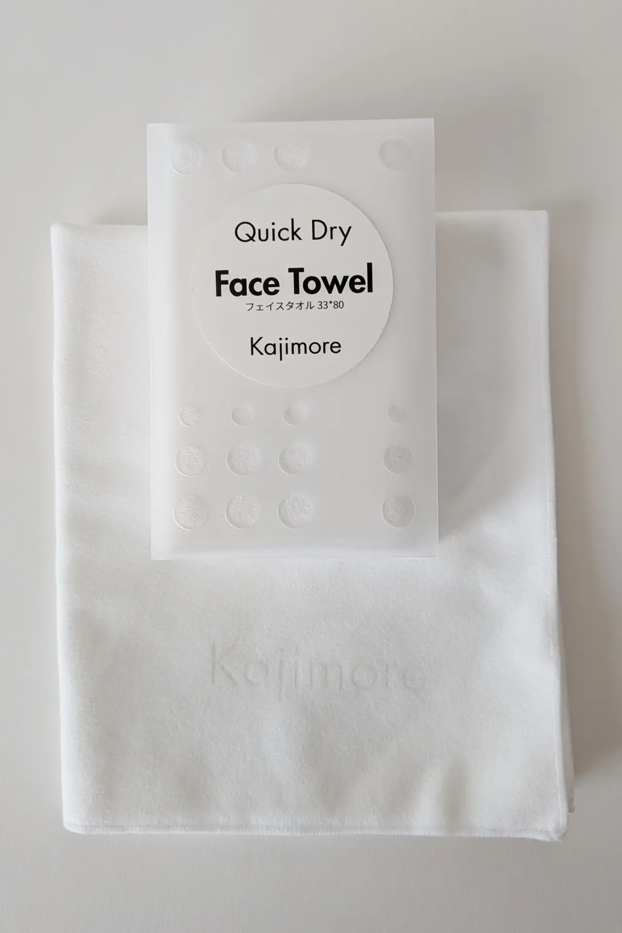 Kajimore フェイスタオル　ホワイト