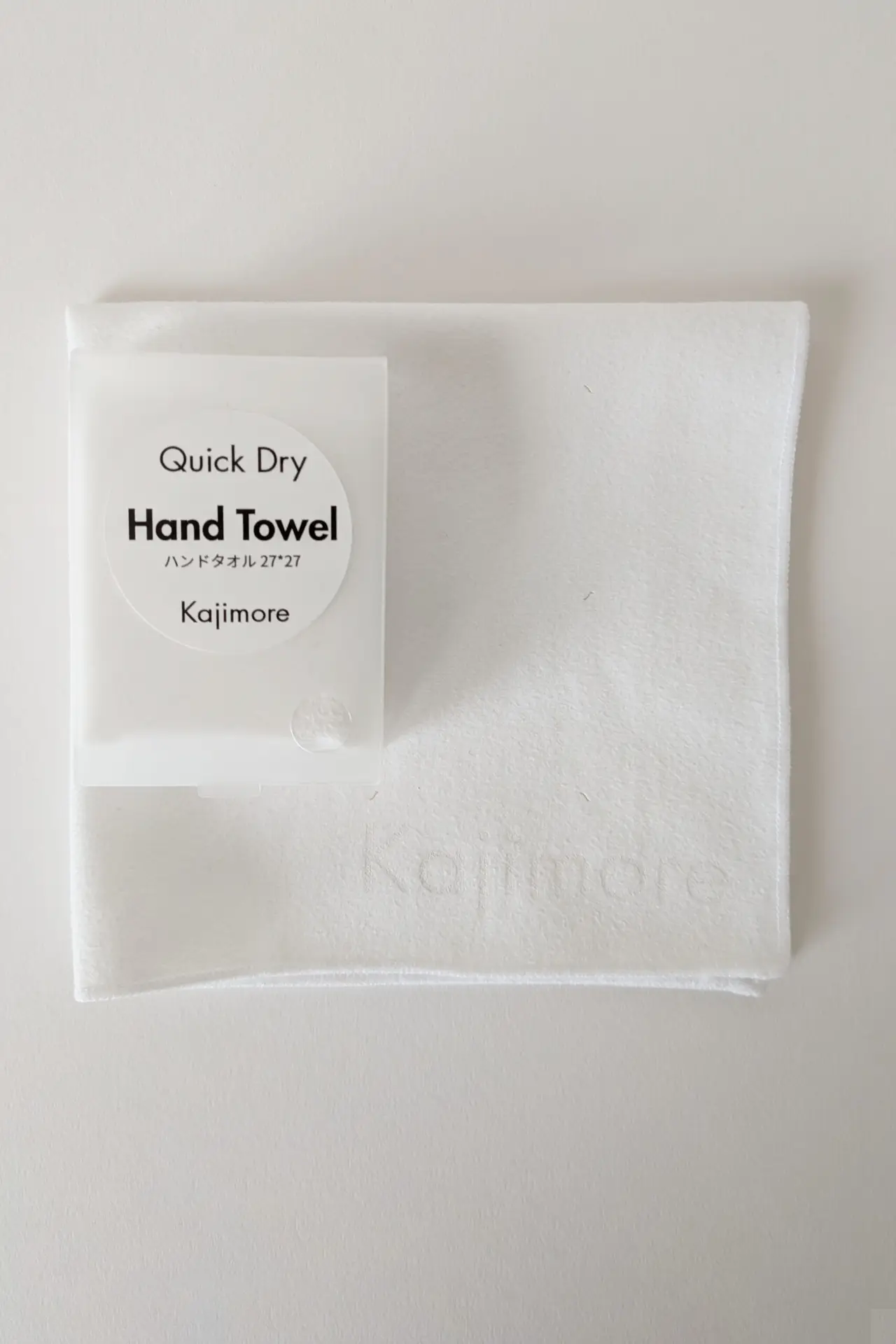 Kajimore ハンドタオル　ホワイト